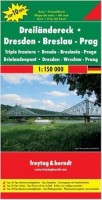 Freytag Berndt Autokarten, Dreiländereck - Dresden - Breslau - Prag 1150.000 (freytag & berndt Auto + Freizeitkarten)
