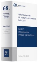 68. Deutscher Juristentag Berlin 2010  Verhandlungen des 68. Deutschen Juristentages Berlin 2010 2/1