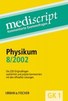 Mediscript, Kommentierte Examensfragen, GK 1, Examensbände  Physikum 8/2002, 2 Bde.