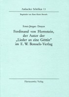 Ferdinand von Hornstein, der Autor der