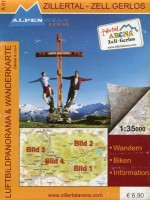 Wanderpark  Zillertal - Zell Gerlos 1:35000