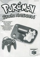 Pokemon Pikachu Nintendo 64 Gebrauchsanweisung