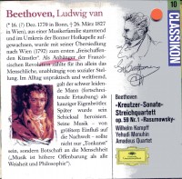 Beethoven;Kreutzer Sonata