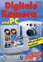 Digitale Kamera und PC mit grossem Farbteil und CD-Rom
